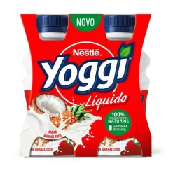 Iogurte Líquido Ananás e Coco Pack 4