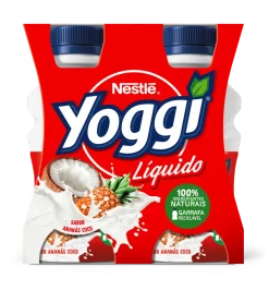 Iogurte Líquido Ananás e Coco Pack 4