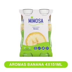Iogurte Líquido Banana Pack 4