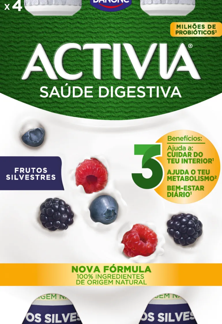 Iogurte Líquido Bífidus Frutos Silvestres Pack 4