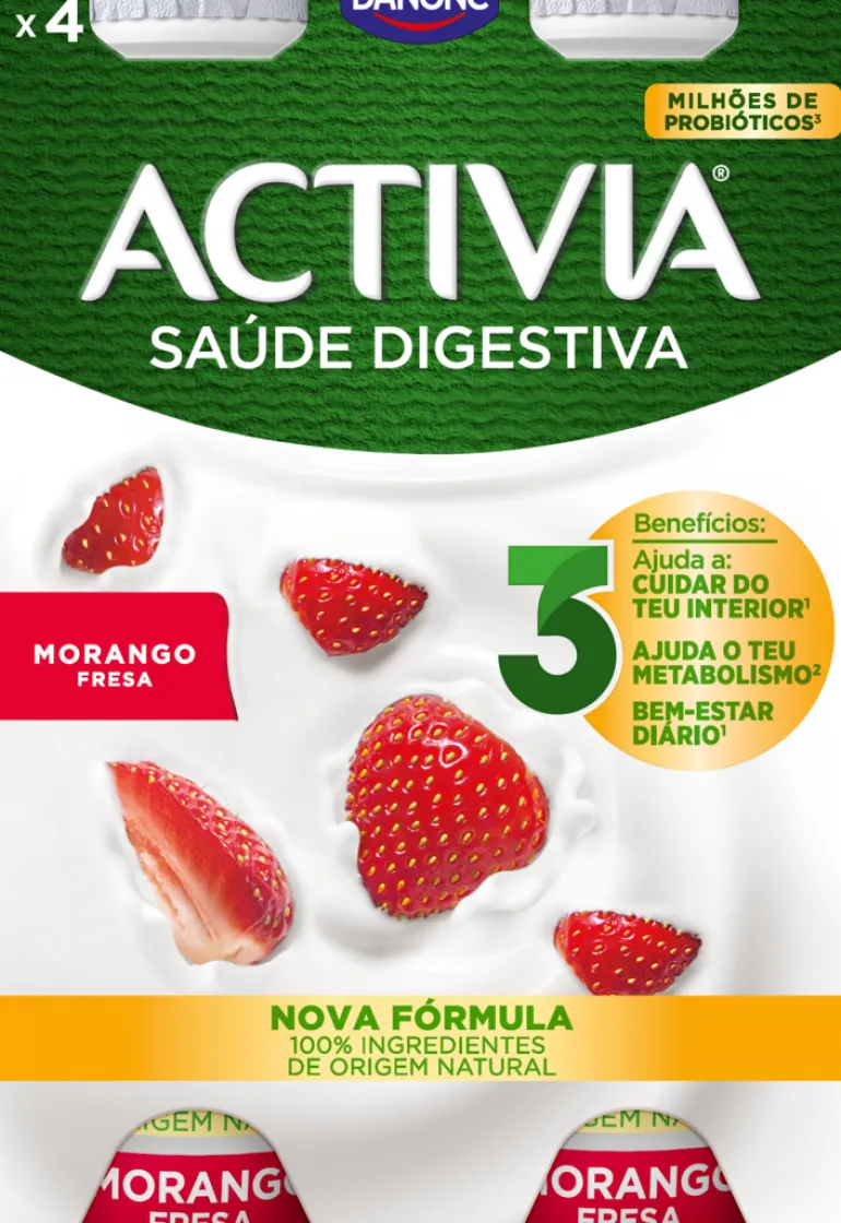 Iogurte Líquido Bífidus Morango Pack 4