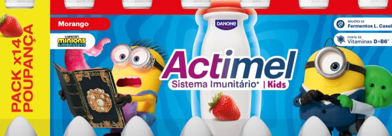 Iogurte Líquido Defesas Infantil Morango Pack 14