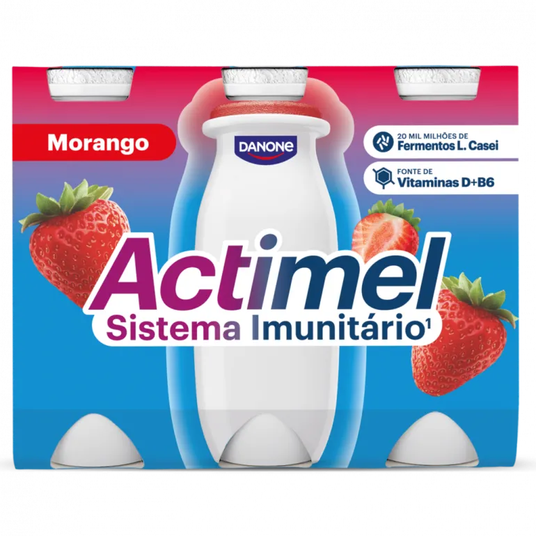 Iogurte Líquido Defesas Morango Pack 6
