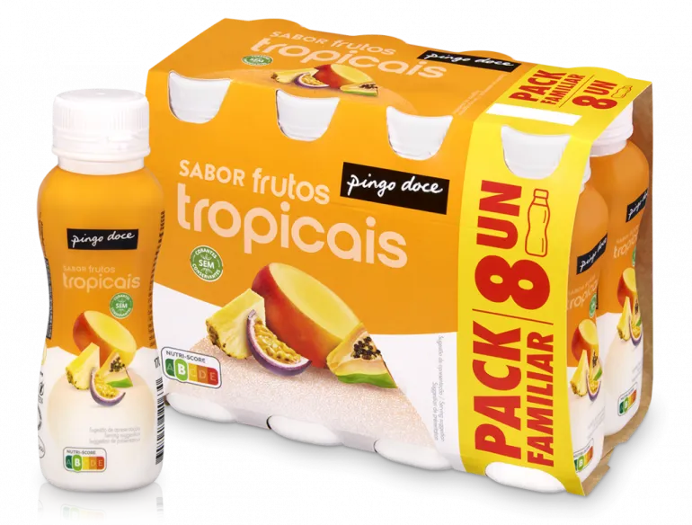 Iogurte Líquido Frutos Tropicais Pack 8