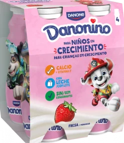 Iogurte Líquido Infantil de Morango Pack 4