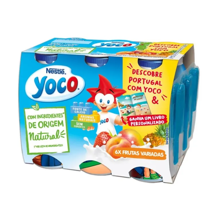 Iogurte Líquido Infantil Frutas Variadas Pack 6