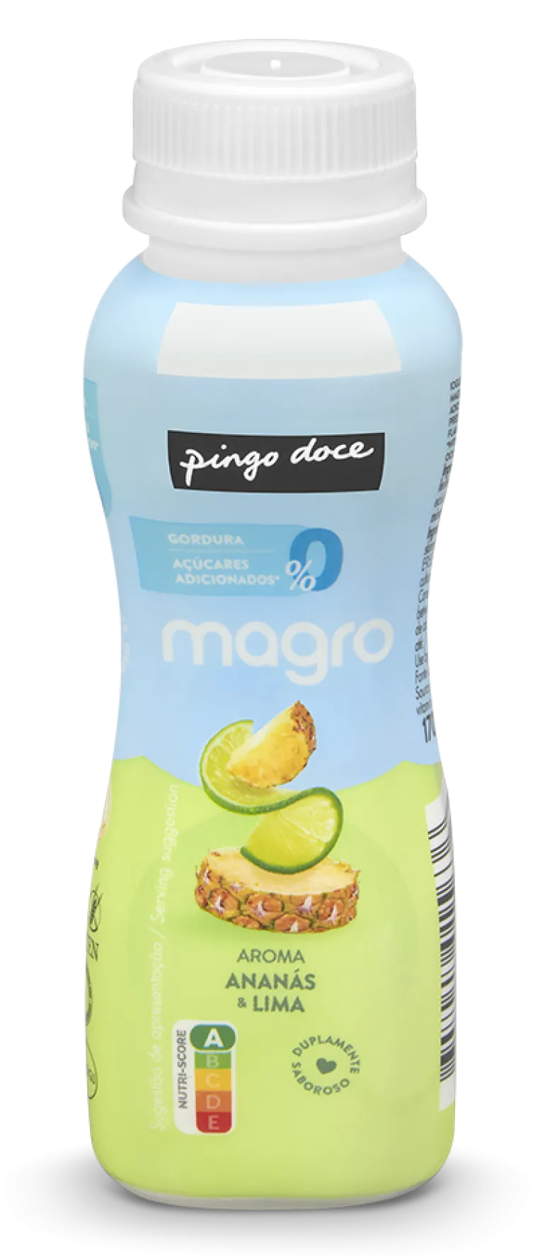 Iogurte Líquido Magro 00% Ananás e Lima Pack 4