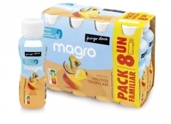 Iogurte Líquido Magro 00% Frutos Tropicais Pack 8