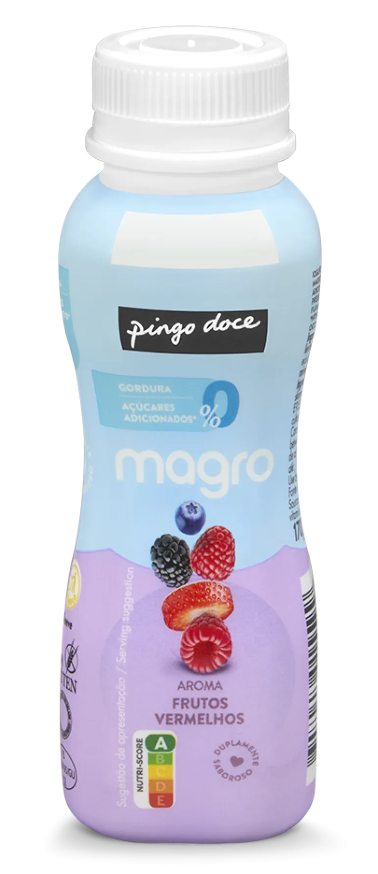 Iogurte Líquido Magro 00% Frutos Vermelhos Pack 4