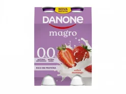 Iogurte Líquido Magro Morango Pack 4
