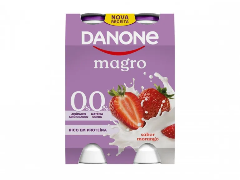 Iogurte Líquido Magro Morango Pack 4