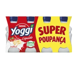 Iogurte Líquido Morango e Banana Pack 8
