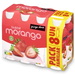 Iogurte Líquido Morango Pack 8