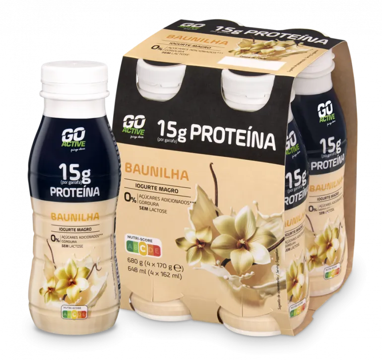 Iogurte Líquido Proteína Baunilha Pack 4