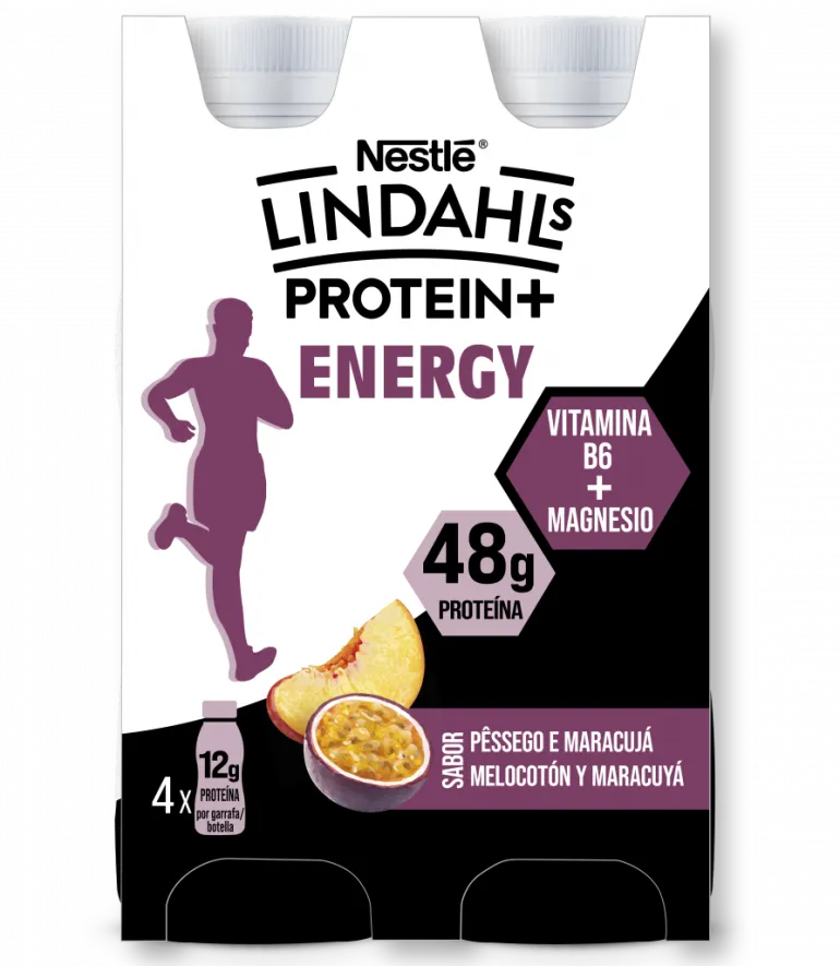 Iogurte Líquido Proteína Pêssego e Maracujá Pack 4