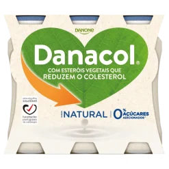 Iogurte Líquido Reduz Colesterol Natural Pack 6
