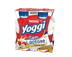 Iogurte Líquido sem Lactose Morango e Banana Pack 4
