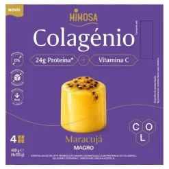 Iogurte Magro Gelatina Colagénio Maracujá Pack 4