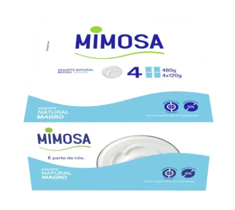 Iogurte Magro Natural Pack 4