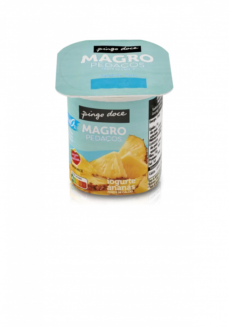 Iogurte Magro Pedaços Ananás