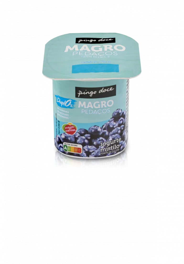 Iogurte Magro Pedaços Mirtilo