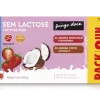 Iogurte Magro sem Lactose de Morango e Coco
