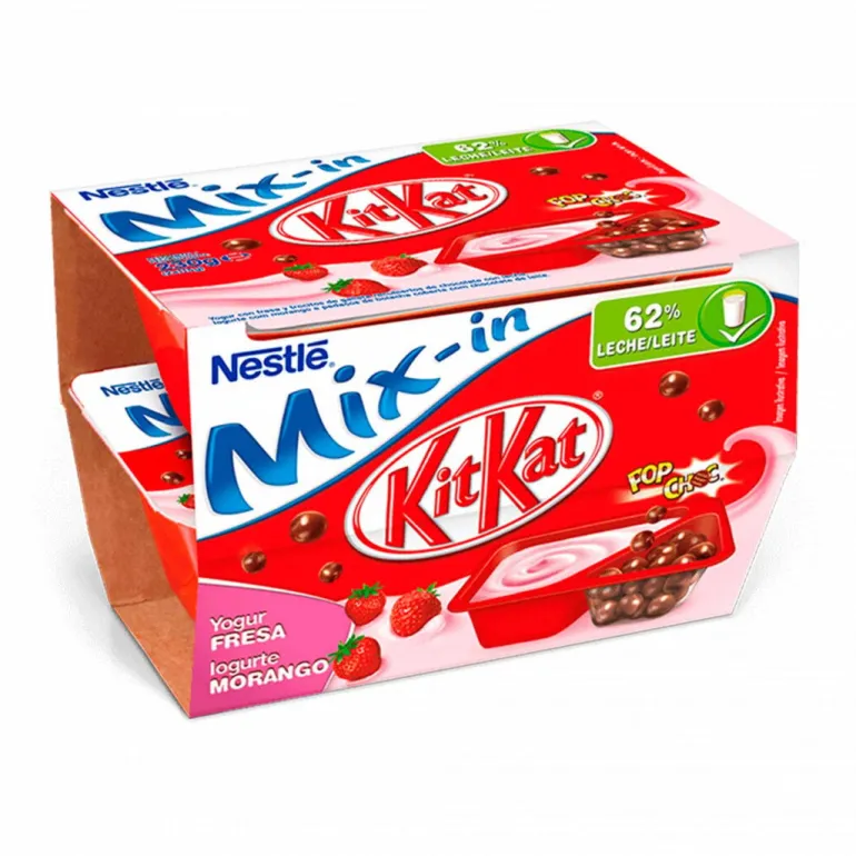 Iogurte Mix-In Kit Kat Morango Pack 2