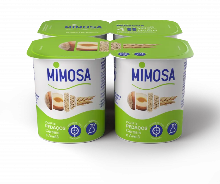 Iogurte Pedaços de Cereais Pack 4