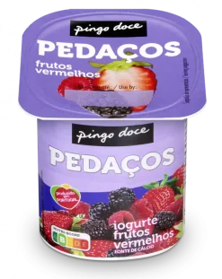 Iogurte Pedaços de Frutos Vermelhos