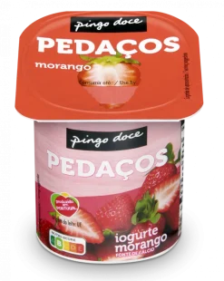 Iogurte Pedaços de Morango