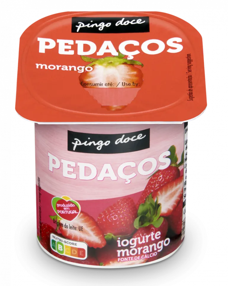 Iogurte Pedaços de Morango