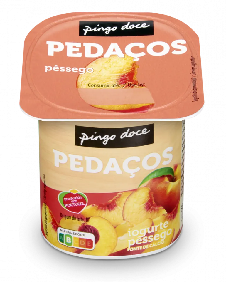 Iogurte Pedaços de Pêssego