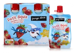 Iogurte Petit Squiz Morango pack 4