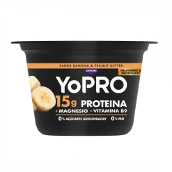 Iogurte Proteína com Manteiga Amendoim e Banana