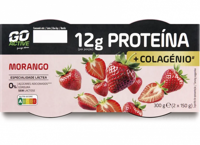 Iogurte Proteína e Colagénio Morango