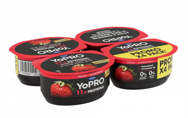Iogurte Proteína Morango Pack 4
