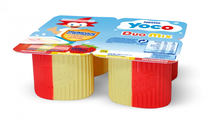 Iogurte Queijinho de Morango e Baunilha Pack 4