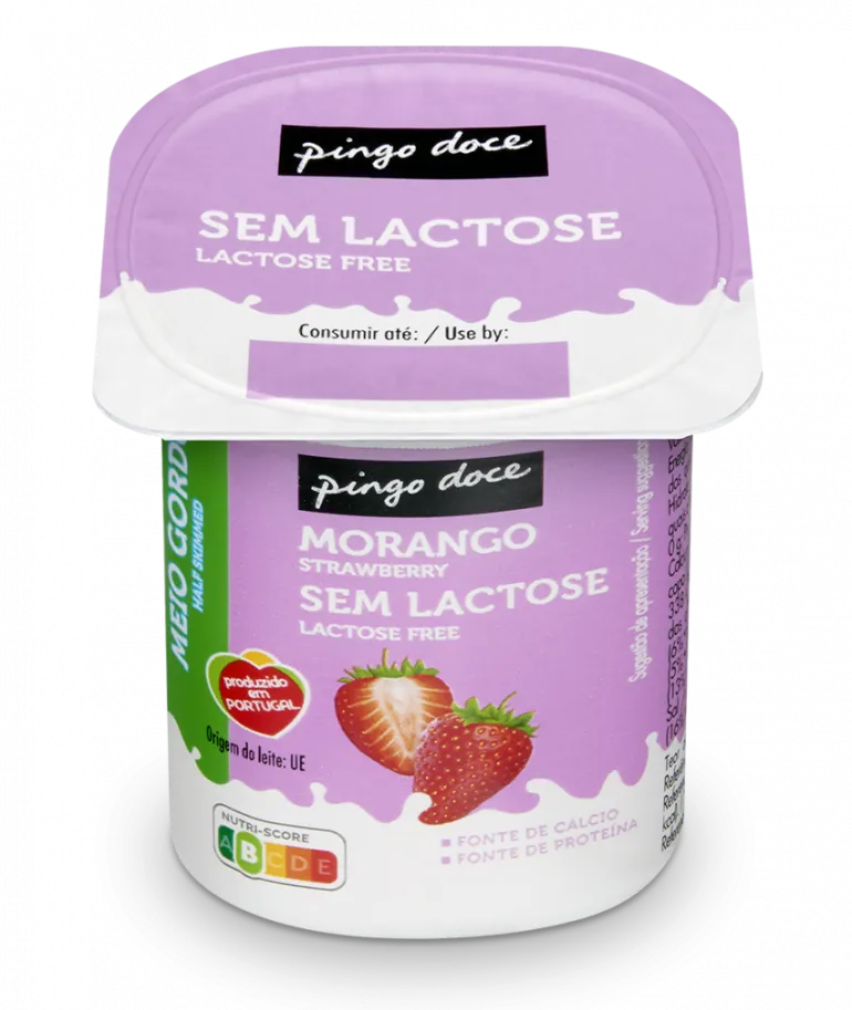 Iogurte sem Lactose Morango