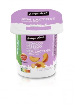 Iogurte sem Lactose Pedaços Pêssego