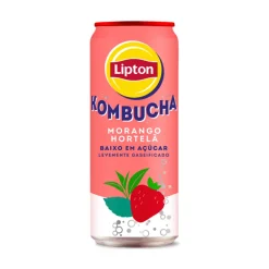 Kombucha de Morango e Hortelã