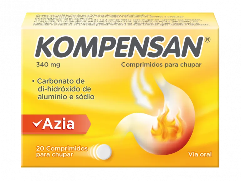 Kompensan 20 comprimidos