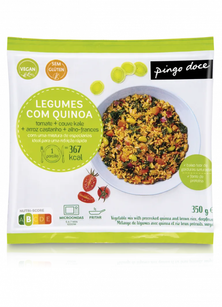 Legumes Salteados com Quinoa Congelados
