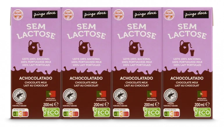 Leite Achocolatado sem Lactose Pack 4