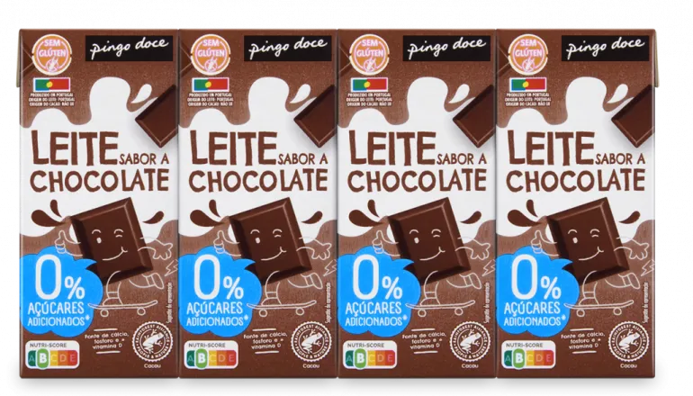 Leite com Chocolate sem Açúcar Pack 4