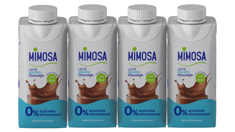 Leite UHT Magro Achocolatado Pack 4
