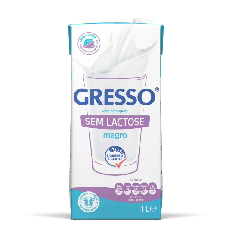 Leite UHT Magro sem Lactose