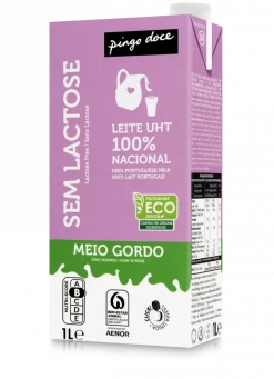 Leite UHT Meio Gordo sem Lactose