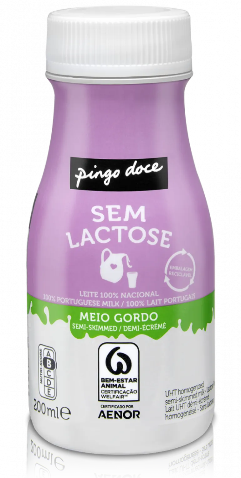 Leite UHT Meio Gordo sem Lactose