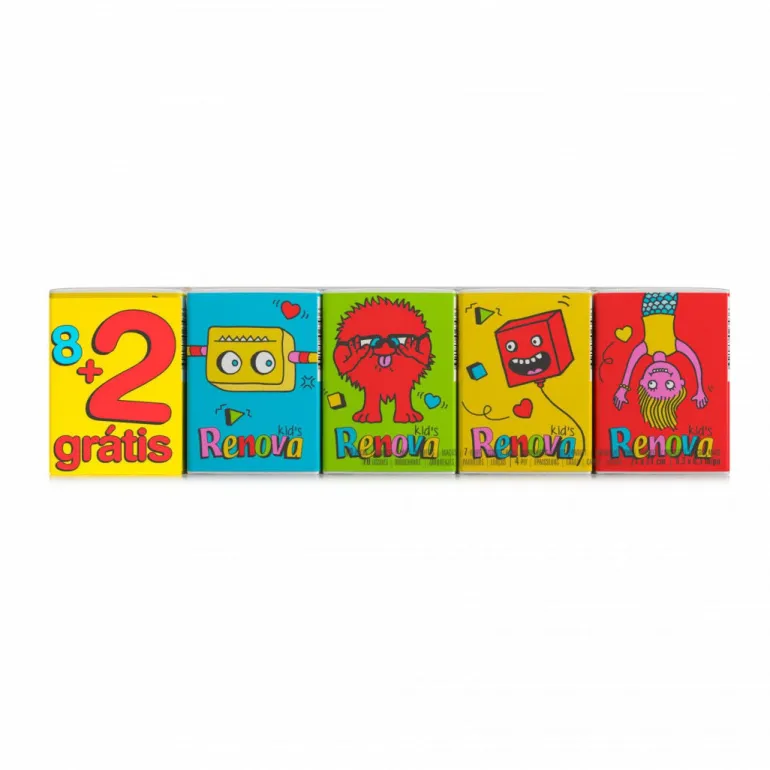 Lenços de Bolso Kids Pack 10