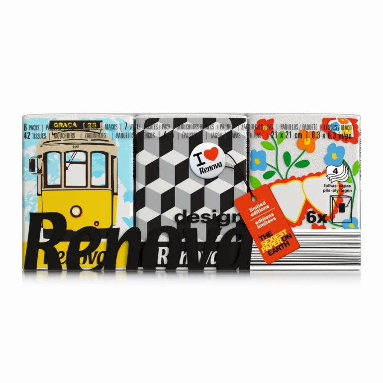 Lenços de Bolso Temáticos Pack 6